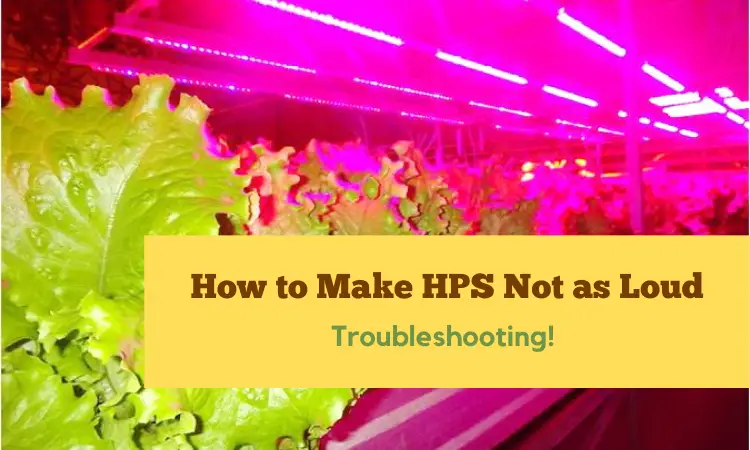 How to make hps not as loud